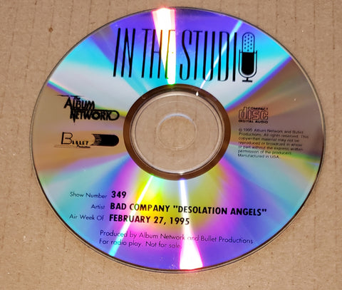Bad Company - In The Studio - Desolation Angels - Radio Show #349 - February 27, 1995 - CD