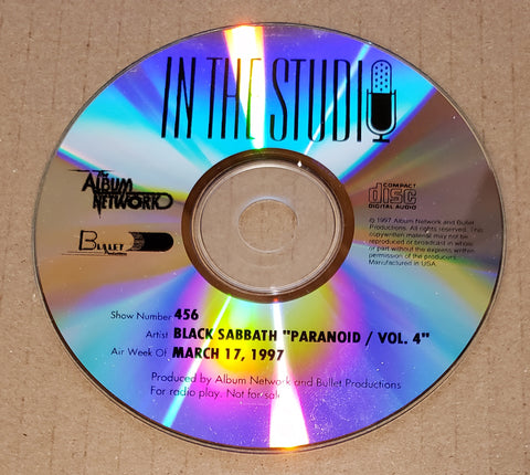 Black Sabbath - In The Studio - Paranoid / Vol. 4 - Radio Show #456 - March 17, 1997 - CD