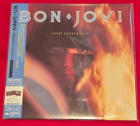 Bon Jovi - 7800 Fahrenheit - Japan Mini LP Deluxe SHM 7 Inch 2CD - UICY80583/4