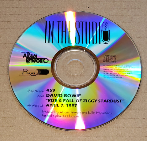 David Bowie - In The Studio - Rise & Fall Of Ziggy Stardust - Radio Show #459 - April 7, 1997 - CD