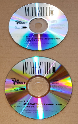 Eric Clapton - In The Studio - 24 Nights Part 1+2 - Radio Show #417+418 - June 17+24, 1996 - 2CD
