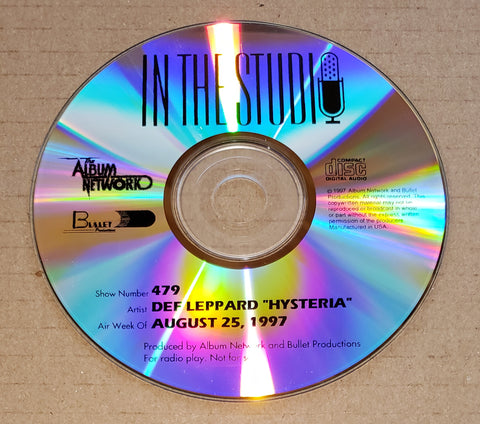 Def Leppard - In The Studio - Hysteria - Radio Show #479 - August 25, 1997 - CD