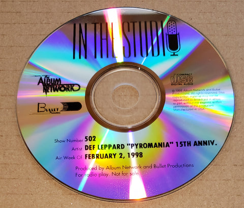 Def Leppard - In The Studio - Pyromania 15th Anniversary - Radio Show #502 - February 2, 1998 - CD