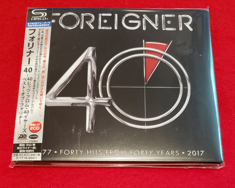 Foreigner - 40 - 1977 Forty Hits From 40 Years 2017 - Japan SHM 2CD - WPCR-17763/4