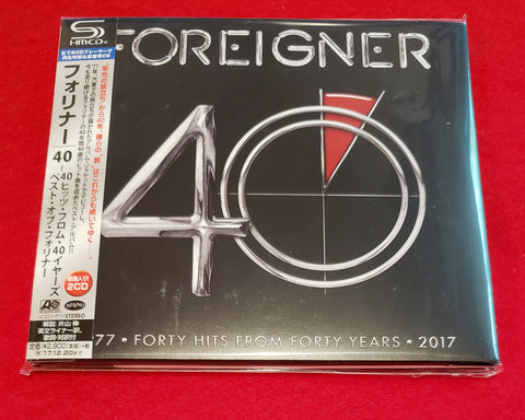 Foreigner - 40 - 1977 Forty Hits From 40 Years 2017 - Japan SHM 2CD - WPCR-17763/4
