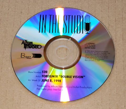 Foreigner - In The Studio - Double Vision - Radio Show #520 - June 8, 1998 - CD