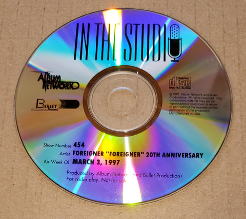 Foreigner - In The Studio - Foreigner 20th Anniversary - Radio Show #454 - March 3, 1997 - CD