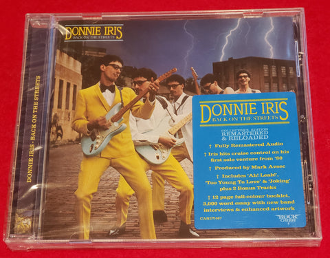 Donnie Iris - Back On The Streets - Rock Candy Remastered Edition - CD