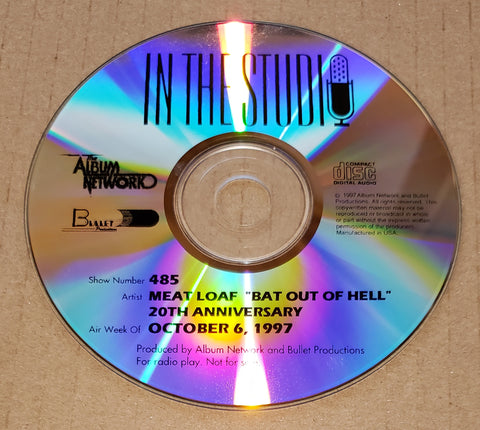 Meat Loaf - In The Studio - Bat Out Of Hell 20th Anniversary - Radio Show #485 - October 6, 1997 - CD