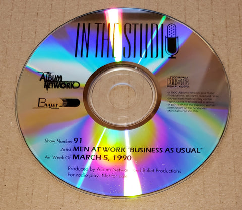 Men At Work - In The Studio - Business As Usual - Radio Show #91 - March 5, 1990 - CD