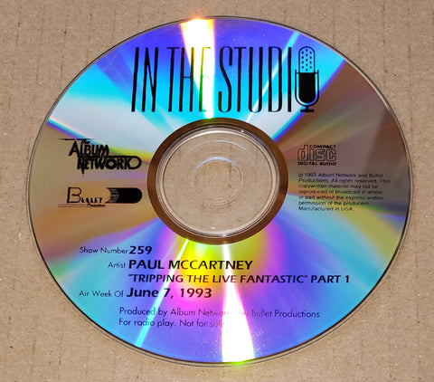 Paul McCartney - In The Studio - Tripping The Live Fantastic Part 1+2 - Radio Show #259+260 - June 7+14, 20, 1993 - 2CD