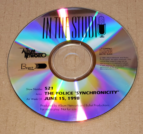 The Police - In The Studio - Synchronicity - Radio Show #521 - June 15, 1998 - CD
