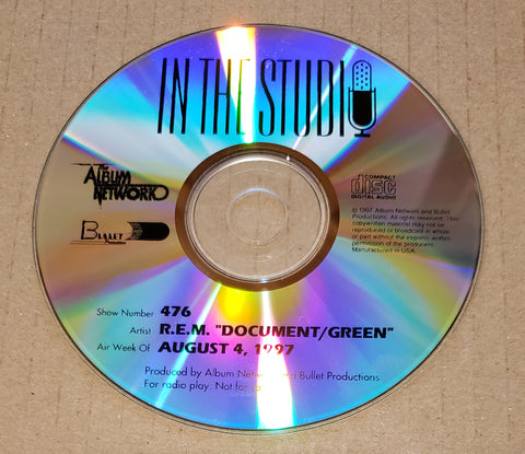 R.E.M. - In The Studio - Document/Green - Radio Show #476 - August 4, 1997 - CD