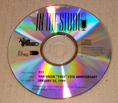 Van Halen - In The Studio - 1984 15th Anniversary - Radio Show #553 - January 25, 1999 - CD