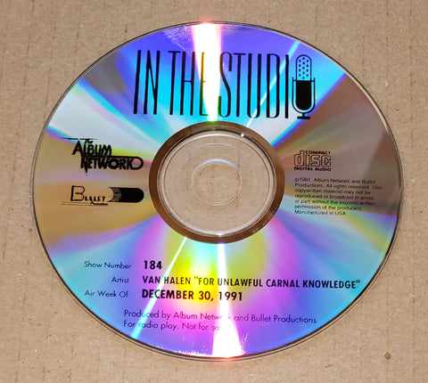 Van Halen - In The Studio - For Unlawful Carnal Knowledge - Radio Show #184 - December 30, 1991 - CD