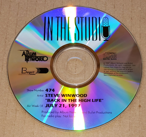 Steve Winwood - In The Studio - Back In The High Life - Radio Show #474 - July 21, 1997 - CD
