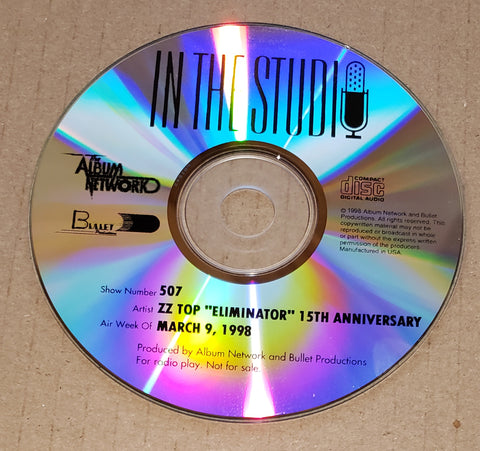 ZZ Top - In The Studio - Eliminator 15th Anniversary - Radio Show #507 - March 9, 1998 - CD