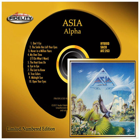 Asia - Alpha - Hybrid SACD - AFZ263 - JAMMIN Recordings