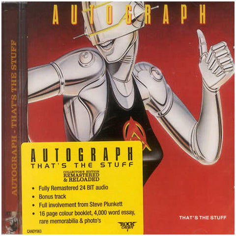 Autograph - That's The Stuff - Rock Candy Edition - CD - JAMMIN Recordings
