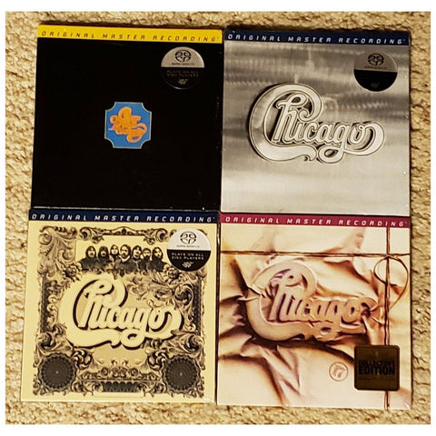 Chicago 4 Bundle - 3 Hybrid SACD and 1 Mobile Fidelity Gold CD