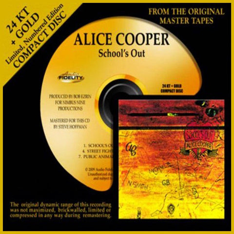 Alice Cooper - School's Out - Gold - CD - JAMMIN Recordings
