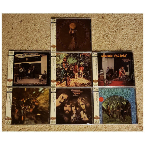 Creedence Clearwater Revival Complete Set Of 7 - JAPAN JEWEL CASE SHM CD