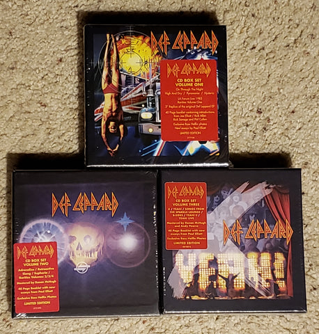 Def Leppard - Volume One + Volume Two + Volume Three CD Box Set Bundle