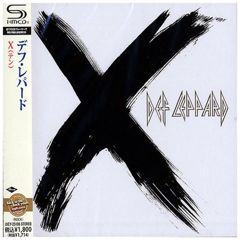 Def Leppard - X - Japan Jewel Case SHM - UICY-25186 - CD - JAMMIN Recordings