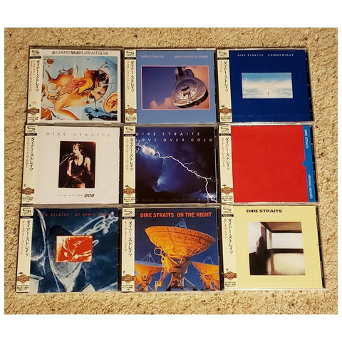 Dire Straits Japan Jewel Case SHM - 9 CD Bundle