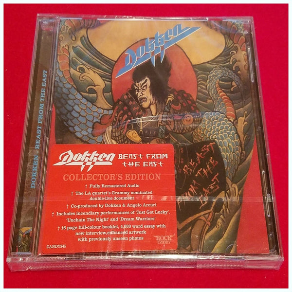 Dokken - Beast From The East Rock Candy盤 Dokken's 'Beast From The East' live album reissued by Rock