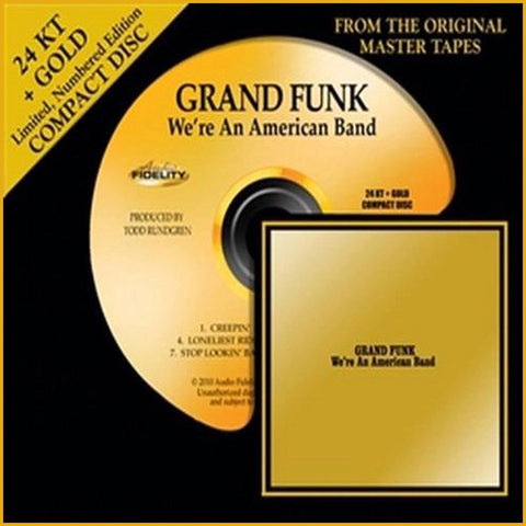 Grand Funk We're An American Band Gold - CD