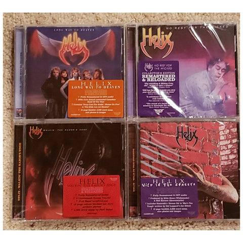 Helix Rock Candy Remastered Edition - 4 CD Bundle