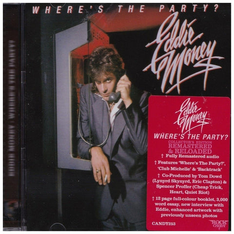 Eddie Money - Where's The Party - Rock Candy Edition - CD - JAMMIN Recordings