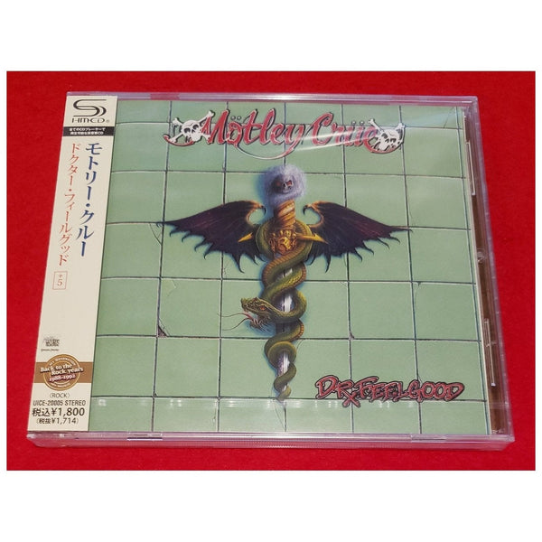 Motley Crue   Dr. Feelgood   Japan Jewel Case SHM  UICE   CD