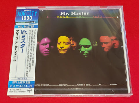 Mr. Mister - I Wear The Face - Japan CD - SICP-4912