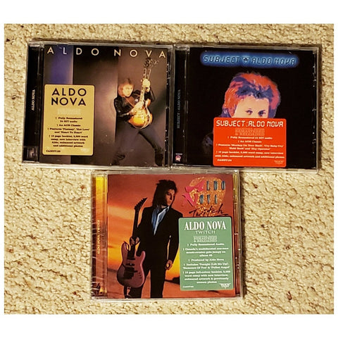 Aldo Nova Rock Candy Remastered Edition - 3 CD Bundle
