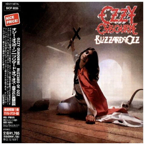 Ozzy Osbourne Blizzard Of Ozz Japan SICP-8035 - CD