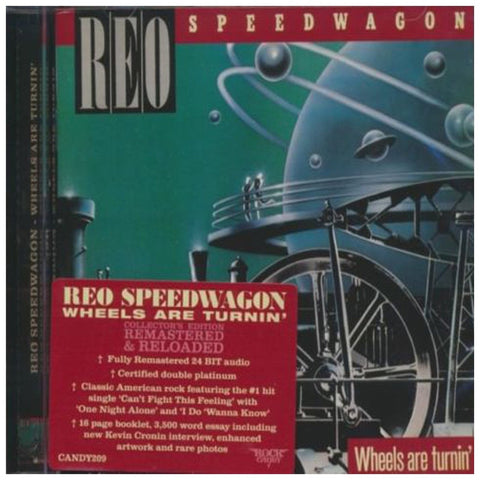 REO Speedwagon Wheels Are Turnin' - Rock Candy Edition CD