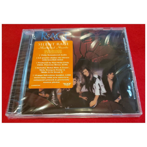 Silent Rage Shattered Hearts Rock Candy Remastered Edition - CD