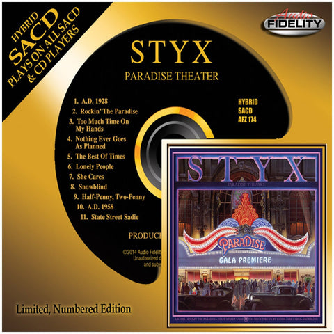 Styx Paradise Theater - Hybrid SACD