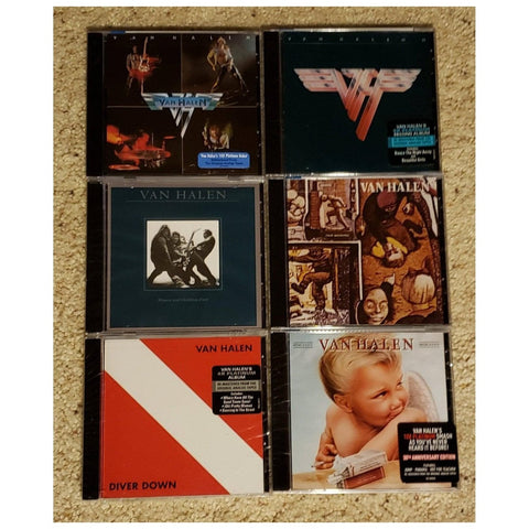 Van Halen Complete Set of 6 CDs - David Lee Roth years