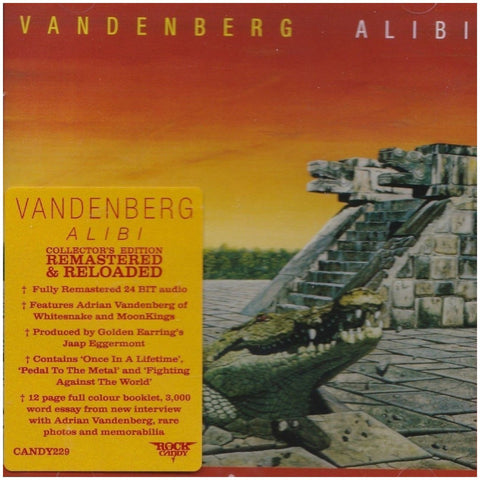 Vandenberg - Alibi - Rock Candy Edition - CD - JAMMIN Recordings