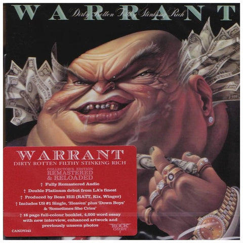 Warrant - Dirty Rotten Filthy Stinking Rich - Rock Candy Edition - CD - JAMMIN Recordings