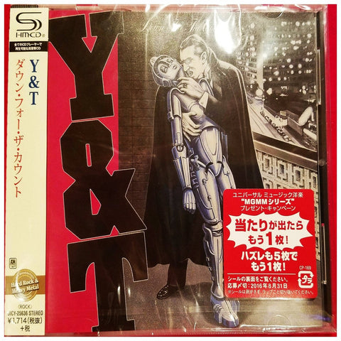 Y&T - Down For The Count - Japan Jewel Case SHM - UICY-25636 - CD - JAMMIN Recordings