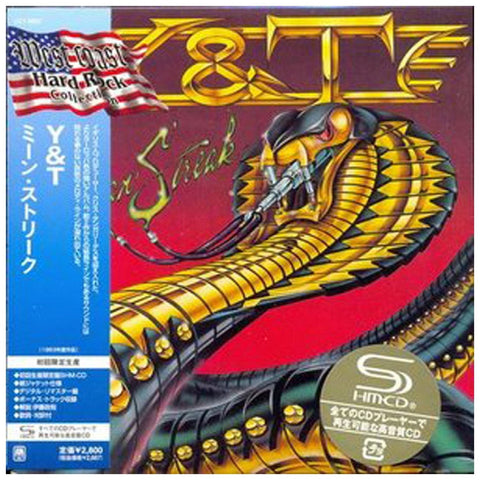 Y&T - Mean Streak - Japan Mini LP SHM - UICY-94052 - CD - JAMMIN Recordings