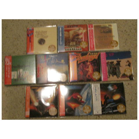 ZZ TOP - Japan Mini LP SHM Complete Set - 10 CD's - JAMMIN Recordings