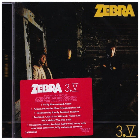 Zebra - 3.V - Rock Candy Edition - CD - JAMMIN Recordings