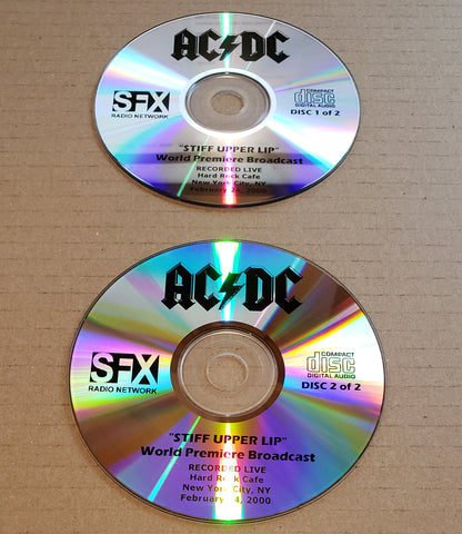 AC/DC - Stiff Upper Lip - Live Hard Rock Cafe - New York, NY - Jan 24, 2000 - SFX Radio 2CD