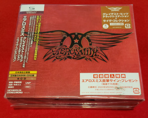 Aerosmith - Greatest Hits - Deluxe Edition + Live Collection Japan SHM - 6 CDs