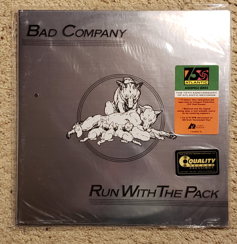 Bad Company - Run With The Pack - Analogue Productions (Atlantic 75 Series) 180G 2LP